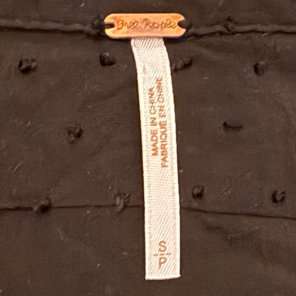 Free People Everyday Girls Swiss Dot Lace Blouse – Women’s Size Small - Picture 4 of 4